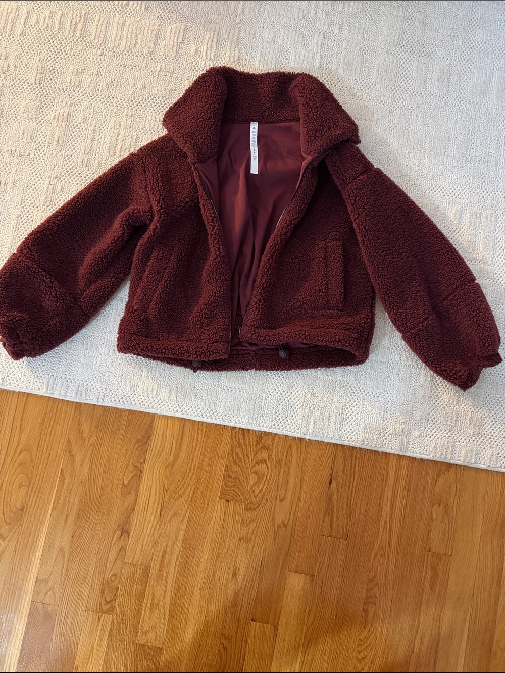 lululemon athletica Deep Wine Teddy Jacket
